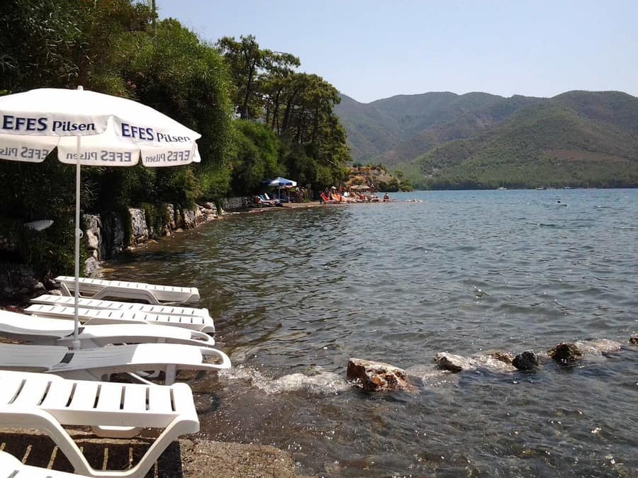 Clup Nimera Beach Otel Plajı — Muğla, Marmaris